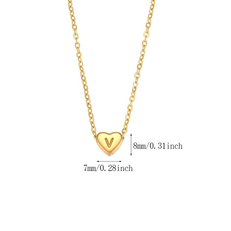 Tiny Square Initial Letter Necklaces Formen And Women, Golden Plated  Stainless Steel Engraved Letter Necklace Aesthetic Birthday Jewelry - Temu  Australia