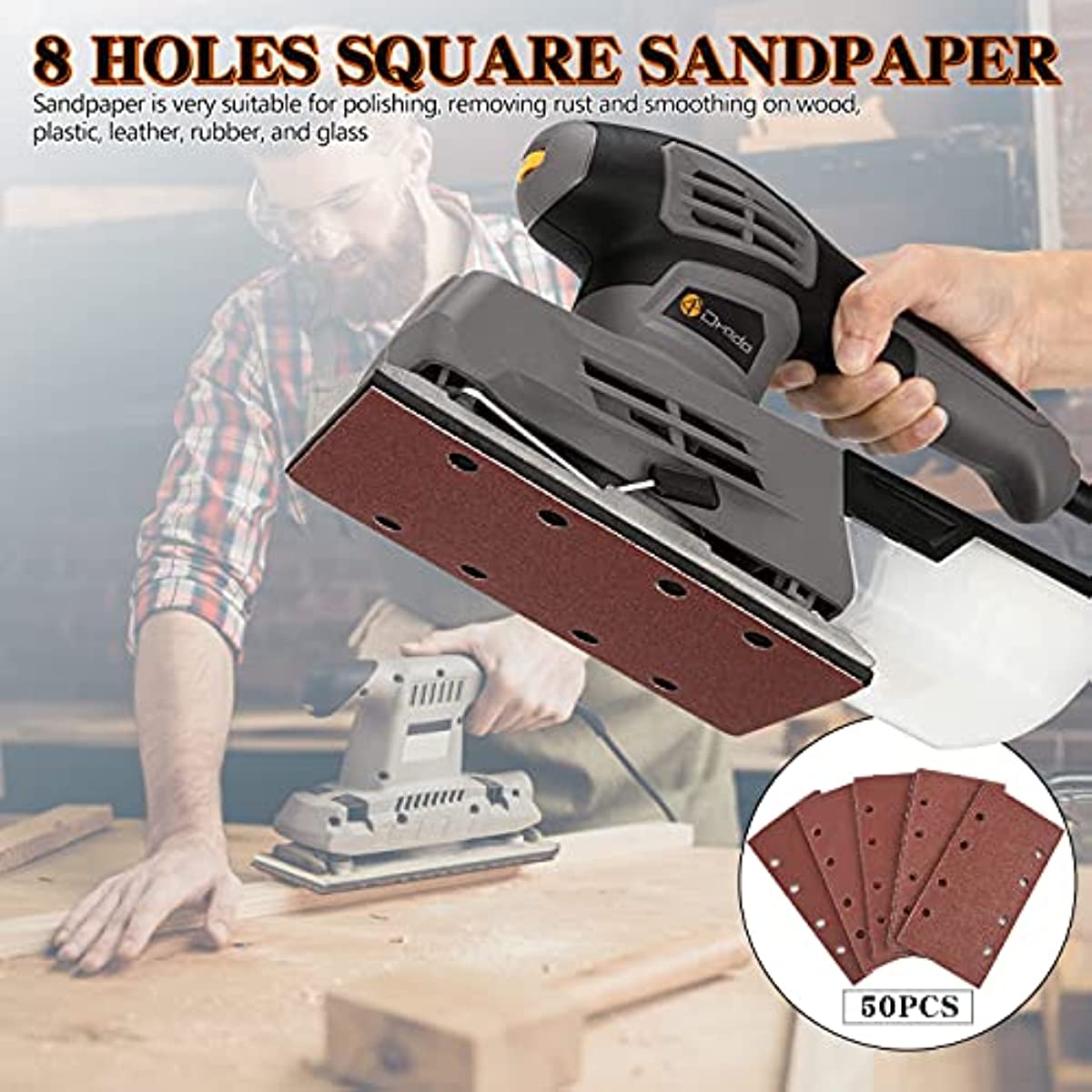 Drado Triangle Sanding Pads Mouse Sander Pads Sandpaper With - Temu