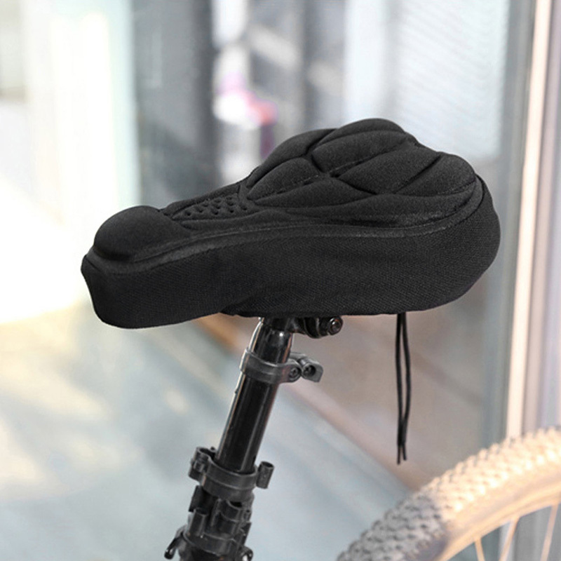  Funda de asiento de bicicleta de gel suave, cojín de sillín de  bicicleta con funda resistente al agua y al polvo : Deportes y Actividades  al Aire Libre