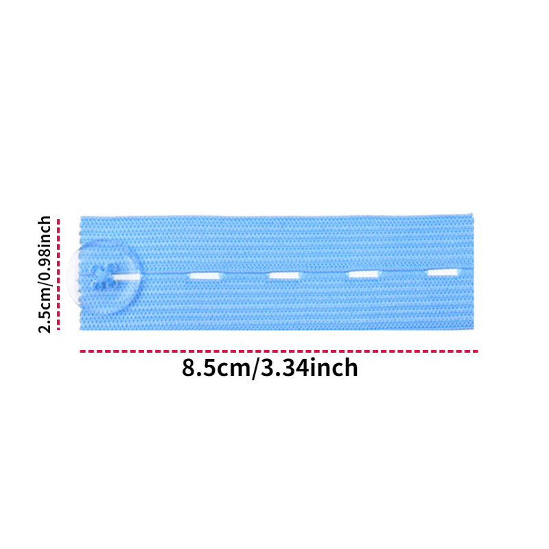 Women's Elastic Waist Extension Belt - Adjustable Jeans/Pants Extender Button