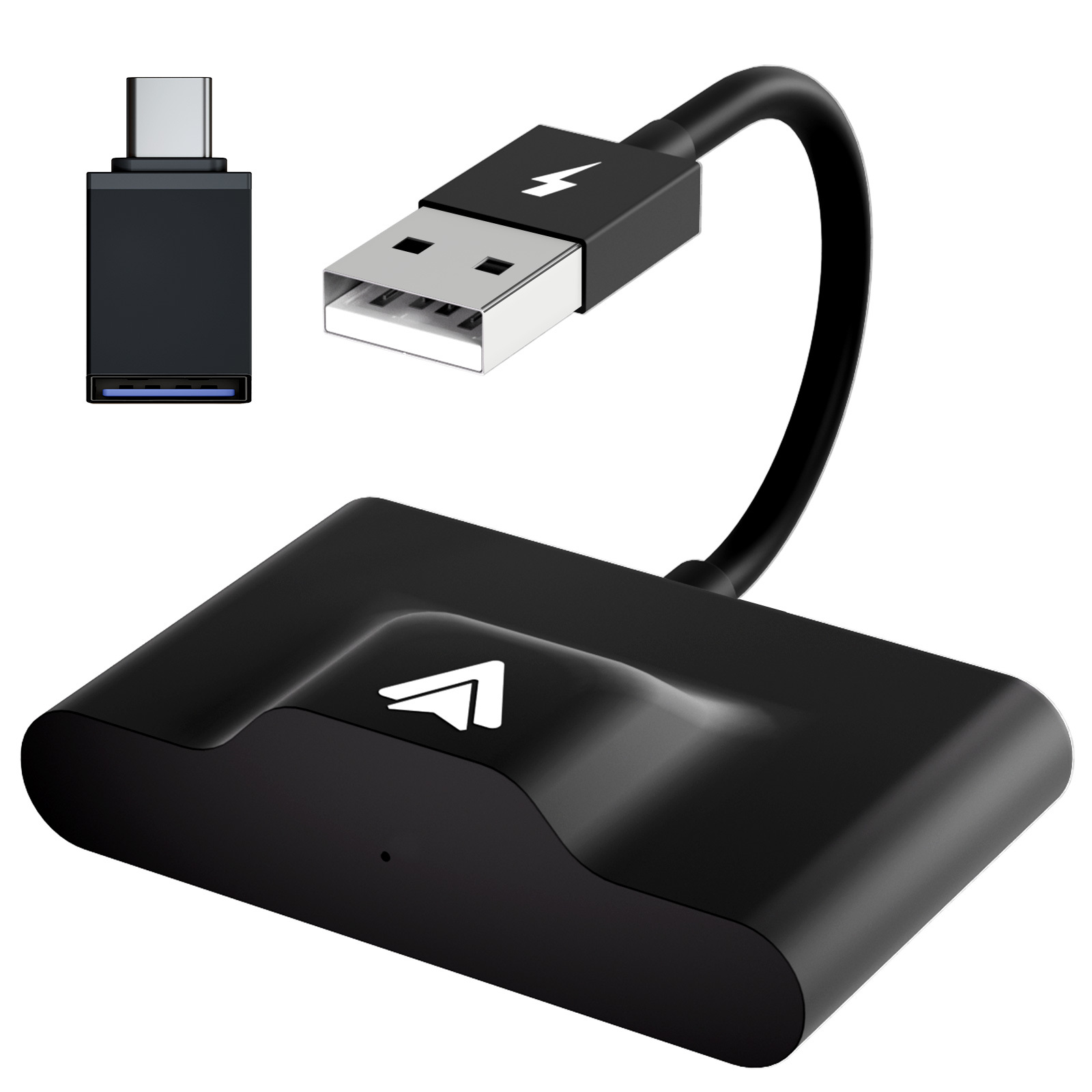 Adaptador USB dongle CarPlay inalámbrico para IOS Android reproductor  automático navegación