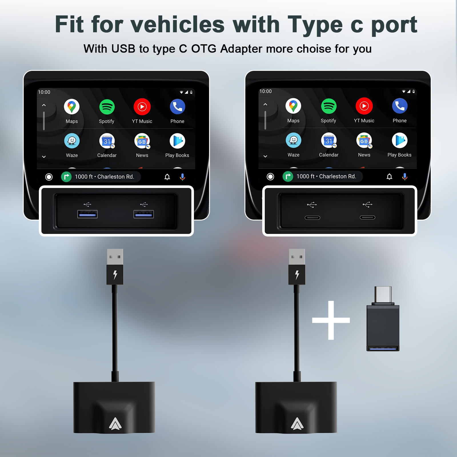 For Android Car Navigation Carplay Original Car Wired To Wireless Module  Car Wireless Android Auto For Android Phones