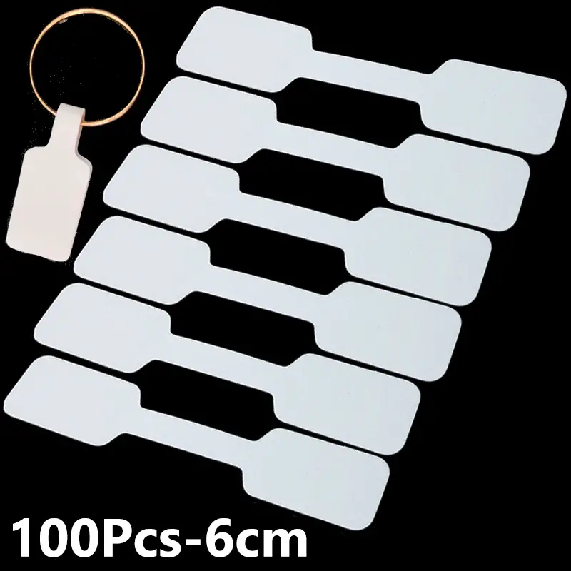 Bag Blank Paper Price Tags Stickers For Craft Necklace Ring