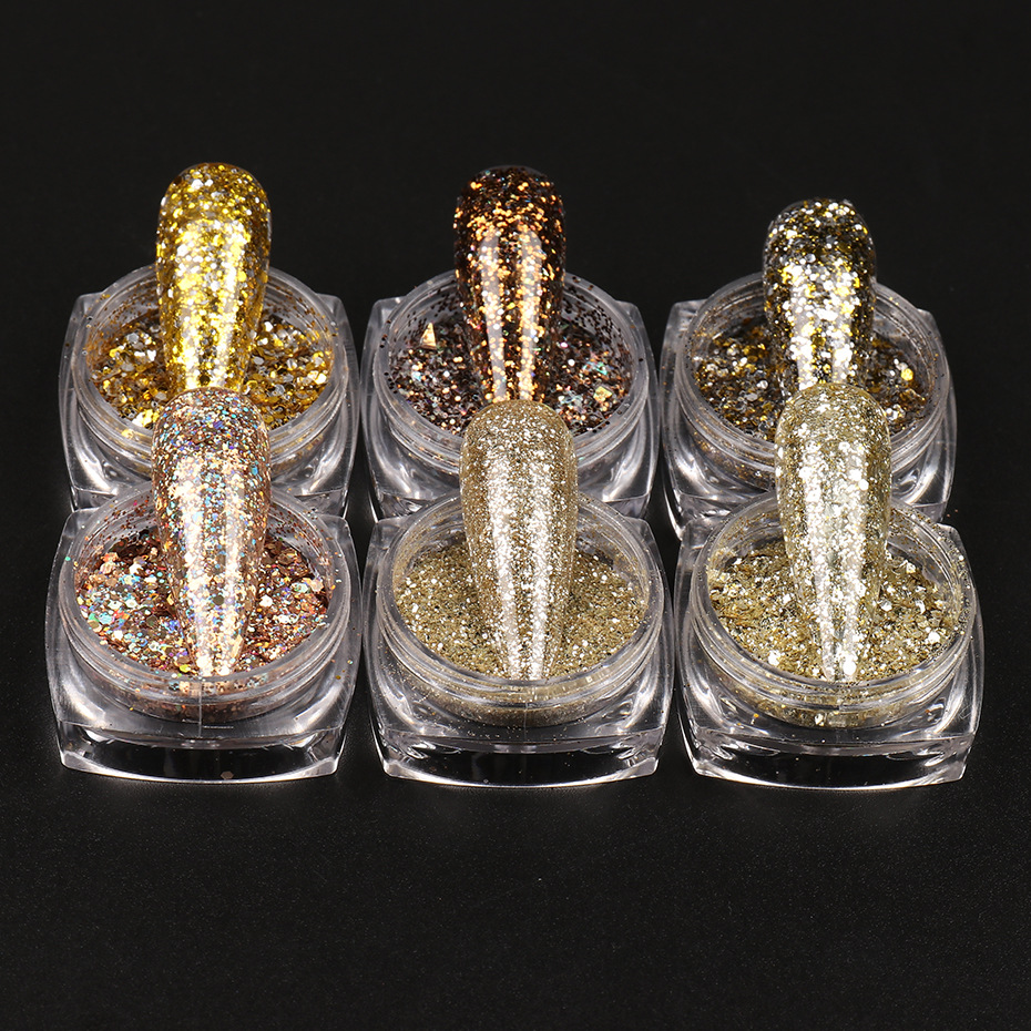 Holographic Glitter For Nails Nail Glitters For Acrylic - Temu