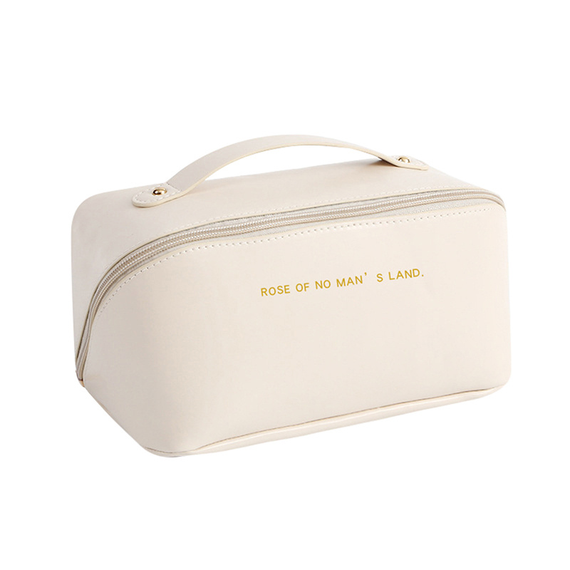 Portable Travel Cosmetic Bag Makeup Brush Storage Bag Womens Zipper Toiletry  Bag Travel Accessories, Shop On Temu And start Saving