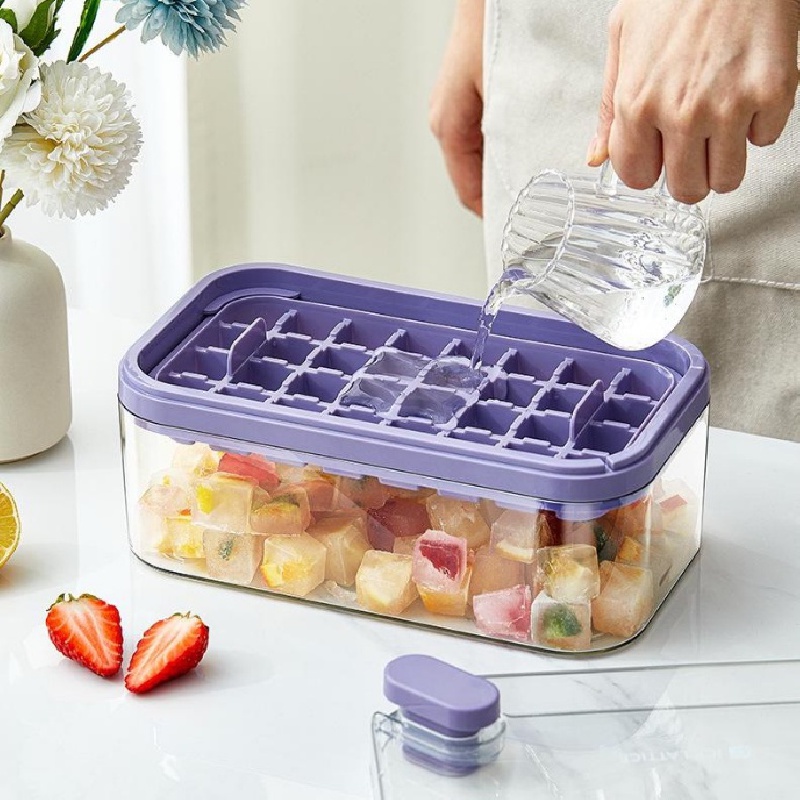 Silicone Ice Cube Tray - Food Grade Round Diamond Ice Maker For Kitchen  Accessories - Temu