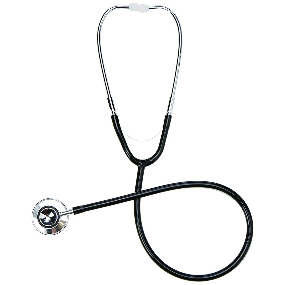 Pediatric Dual Head Stethoscope, 30in L, Black