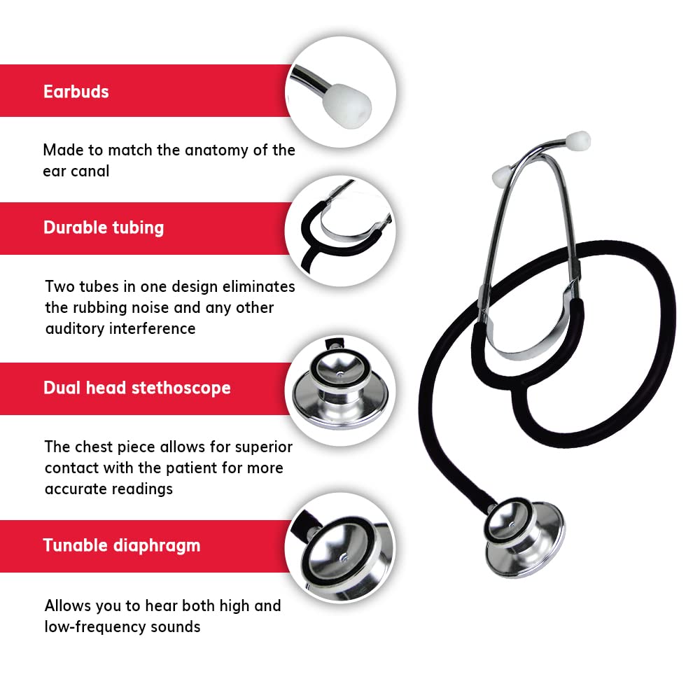 Prestige Medical® Dual Head Stethoscope – Sheridan Surgical
