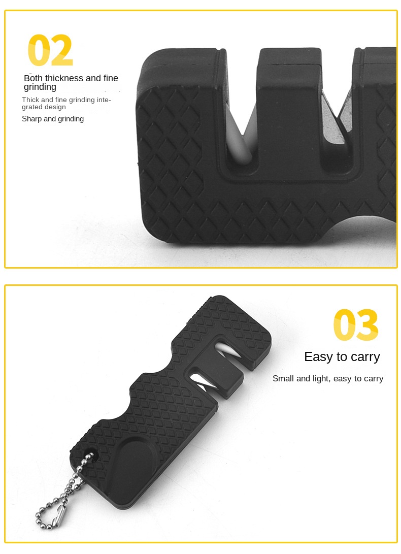 Premium Multifunctional Portable Knife Sharpener Keychain - Perfect For  Outdoor Camping & Travel! - Temu France