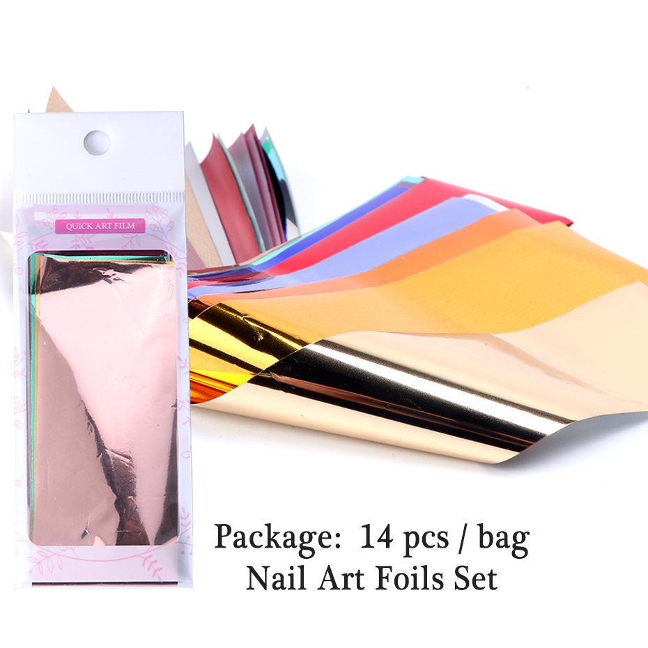 Metallic Chrome Nail Foil Transfer Nails Design – Scarlett Nail