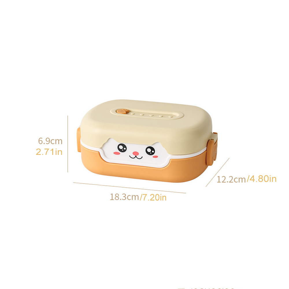 Kids' Adorable Cartoon Lunch Box Perfect For School Office - Temu