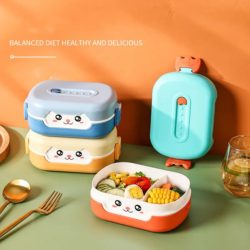 Kids' Adorable Cartoon Lunch Box Perfect For School - Temu