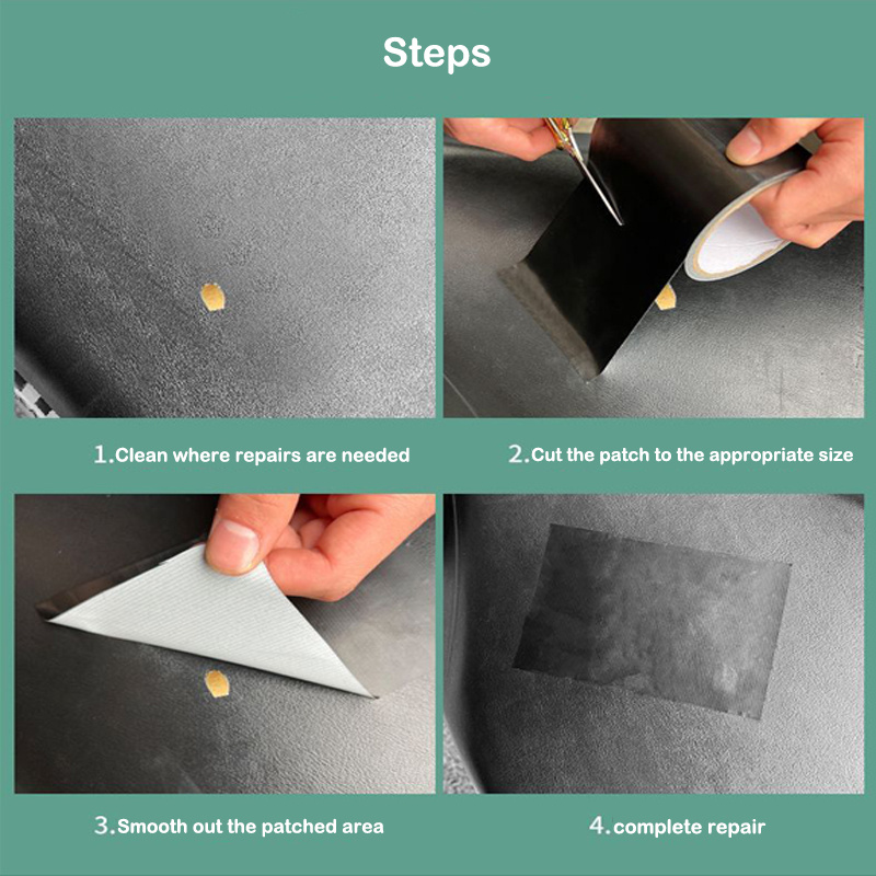 Waybesty Leather Repair Patch Self Adhesive, Leather Repair Kit