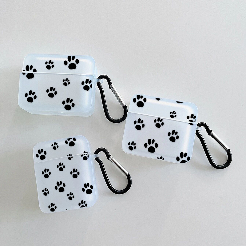 

Unique Dog Paw Print Graphic Pattern Headphone Case - Perfect Fit For Airpods 1/2, Airpods 3 & Airpods Pro (2nd Generation)