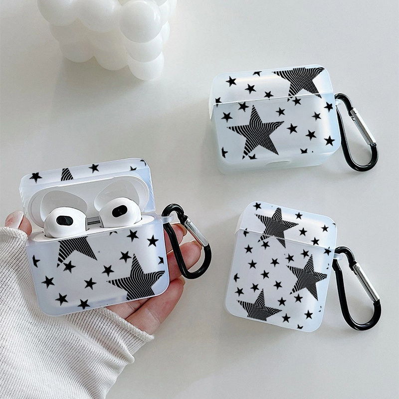 Love & Stars Graphic Pattern Headphone Case For Airpods1/2
