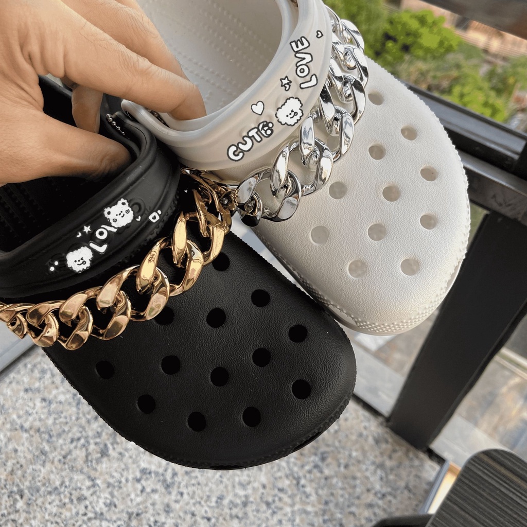 Fashion Croc Charm Shoe Chain Accessories DIY Detachable Jibz Decoration 1  Piece