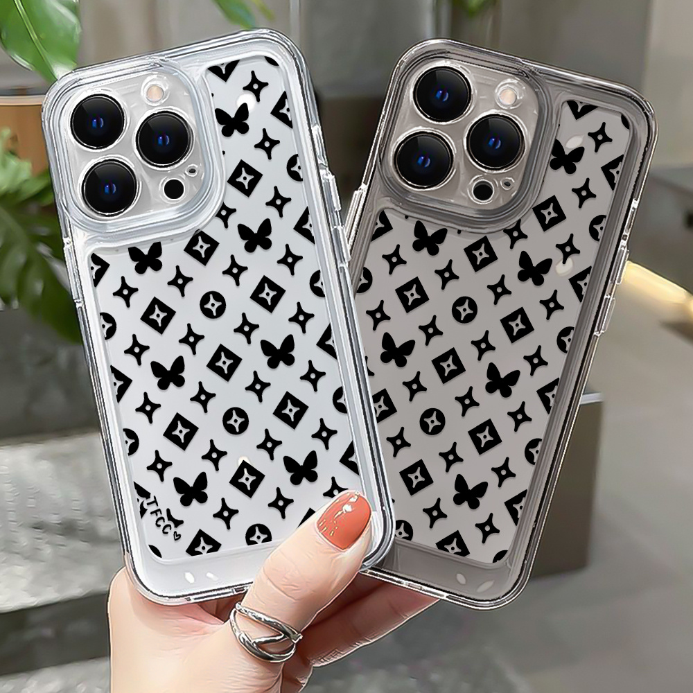 LOUIS VUITTON PATTERN GRAY iPhone 13 Pro Max Case Cover
