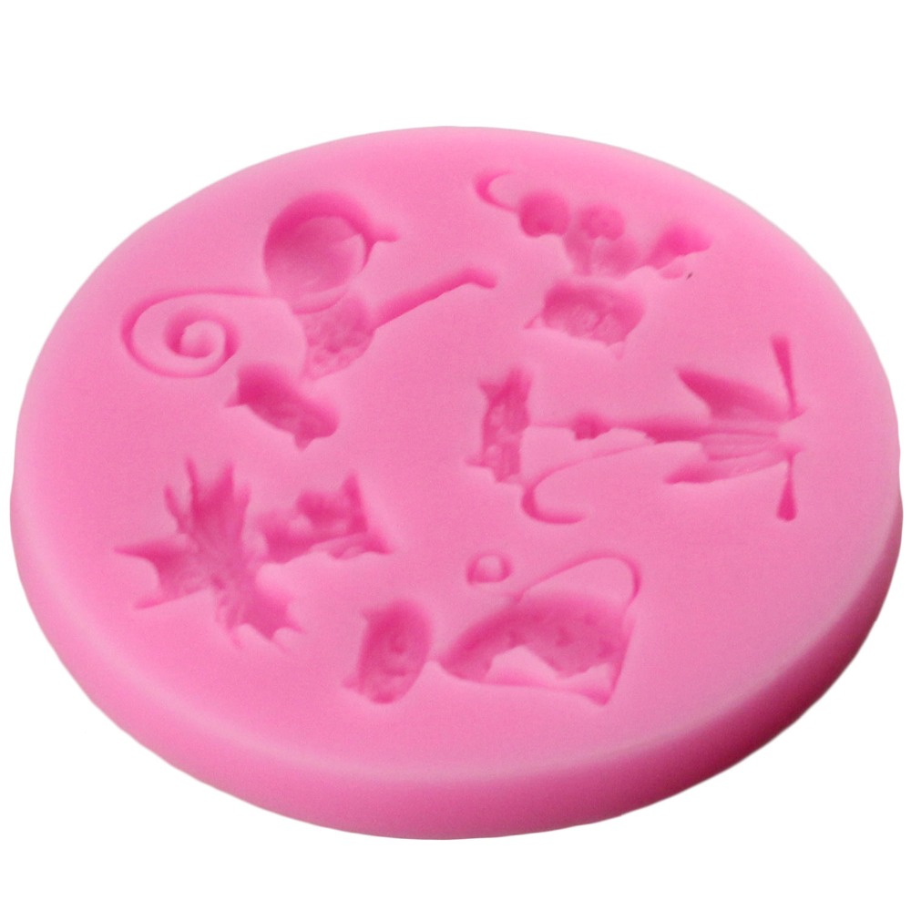 Silicone Gummy Candy Molds, Cartoon Cat Shape Chocolate Molds, Non