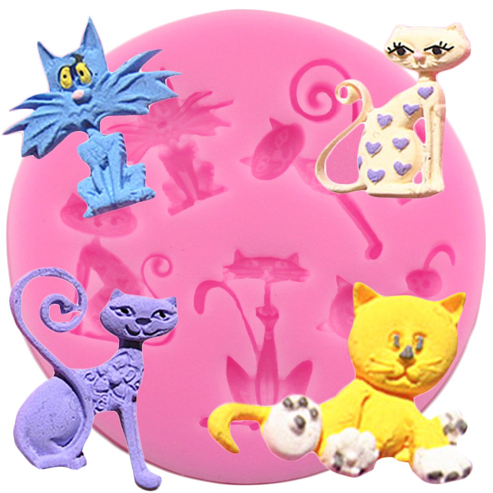 Silicone Cartoon Animal Shaped Chocolate Candy Mold Non - Temu