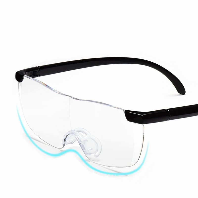 2 lentes de lectura con luces LED, lentes de moda para lectura para hombres  y mujeres, lupa iluminada, lector nocturno, gafas compactas de marco