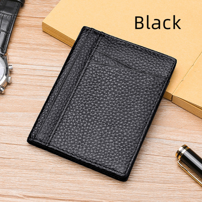 Mini Wallets 100% Genuine Leather Men's Wallet Slim Short Smart