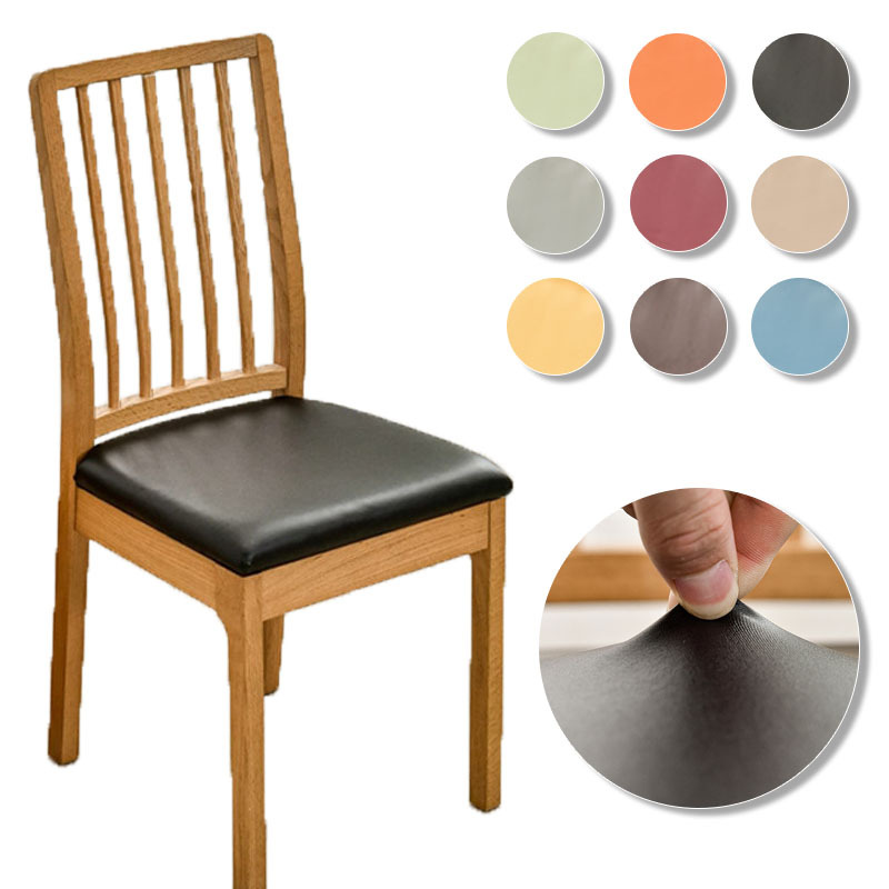 4PC PU Leder Stuhl Sitzbezug Quadrat Stuhlbezug Wasserdicht - Temu
