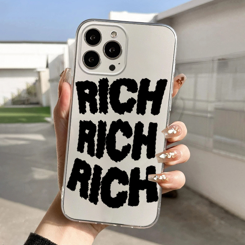 

Rich Graphic Pattern Phone Case For Iphone 14, 13, 12, 11 Pro Max, Xs Max, X, Xr, 8, 7, 6, 6s Mini, Plus