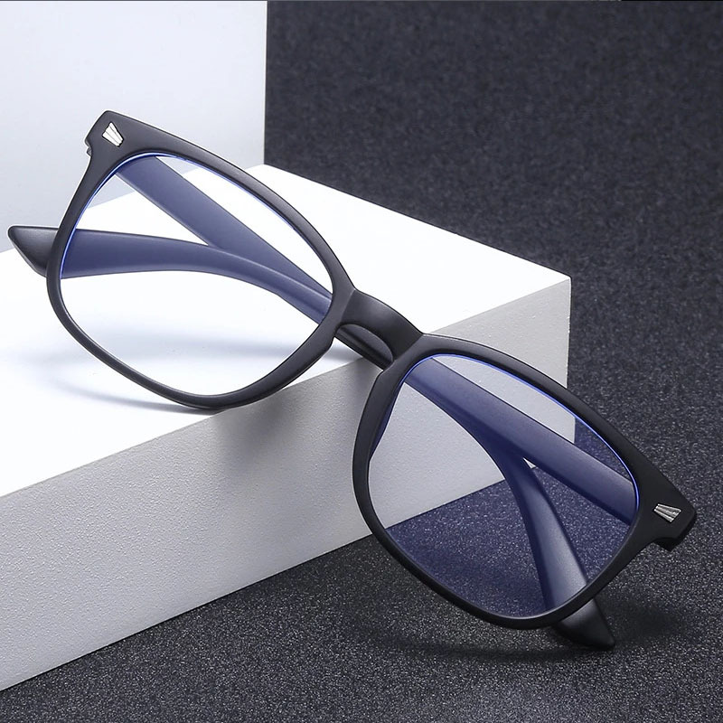 New Fashion Big Frame Men's Reading Glasses Brand Designer Unisex Square Eyeglasses  Prescription Anti Blue Light Leesbril +1.5 - AliExpress
