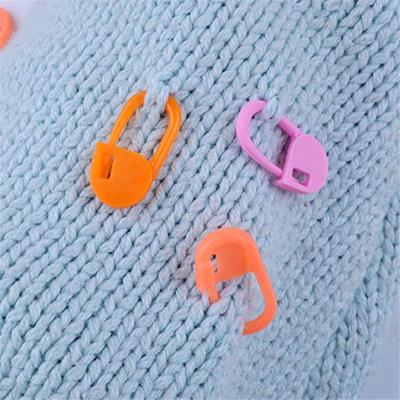 300/50pcs Colorful Mini Resin Clips Plastic Locking Stitch Markers Crochet  Pins Knitting Tools Pins Sewing Needle Clip Hooks