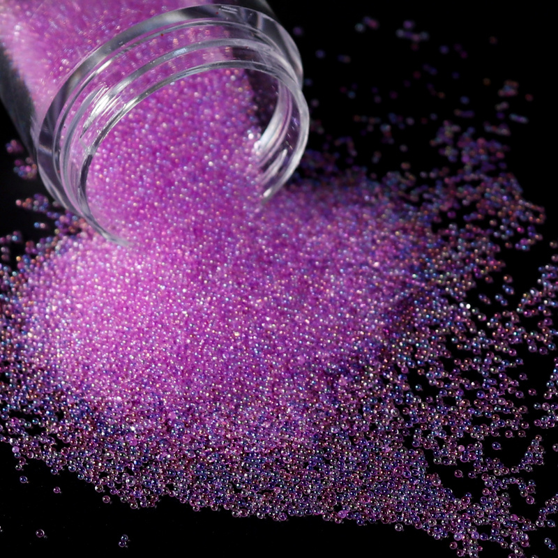 Iridescent Crystal Caviar Beads For Nail Art And Jewelry - Temu