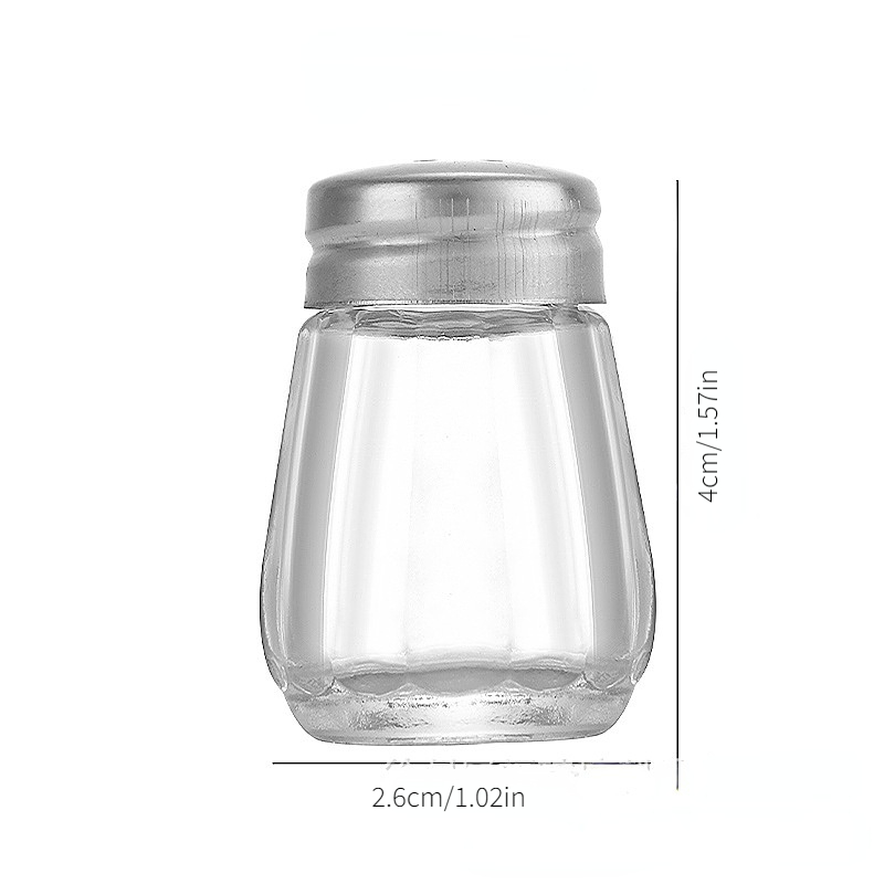 Spice Shakers Stainless Steel Seasoning Jars Glass Spreading - Temu