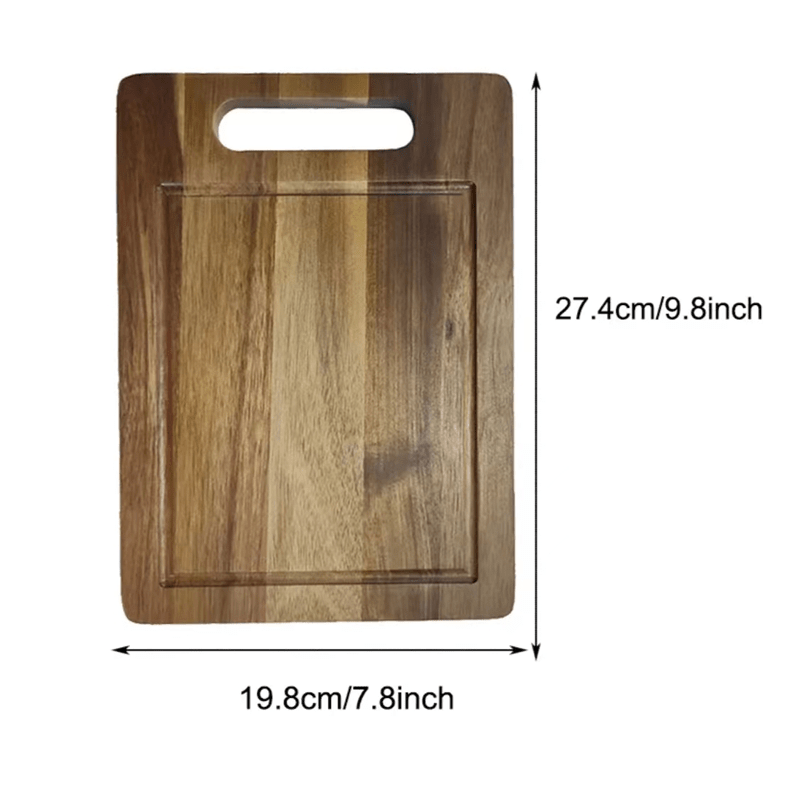 Bamboo Cutting Boards for Kitchen - Wood Cutting Board with Juice