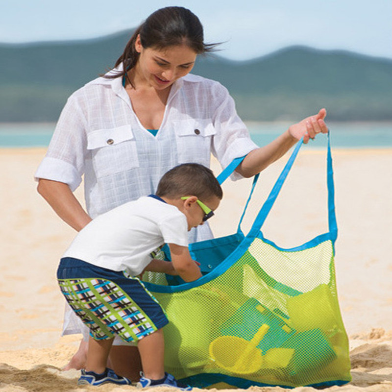 Sac de filet de plage pour enfants Sac de rangement rapide