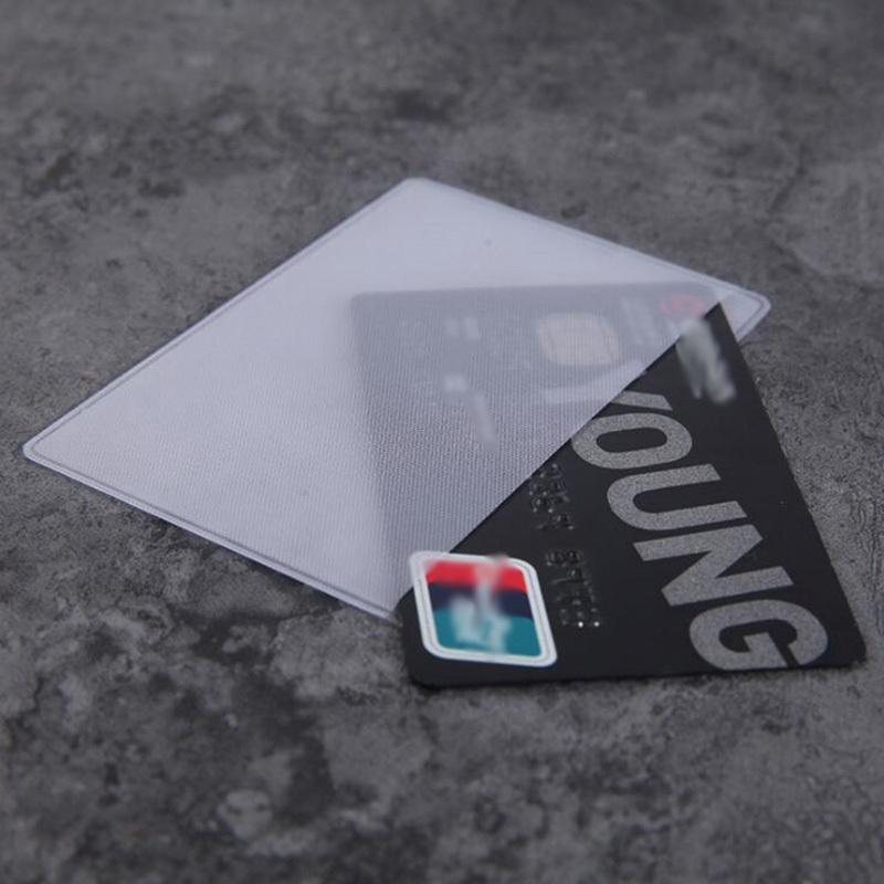 ATM Debit Credit Card Protector Clear Vinyl Card Holder Sleeve - Protective  Case For ATM, Debit, Credit Cards ATM Debit Card Sleeve
