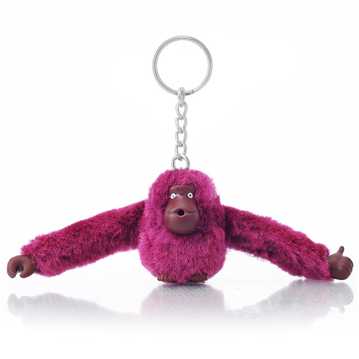 Purse with sale monkey keychain