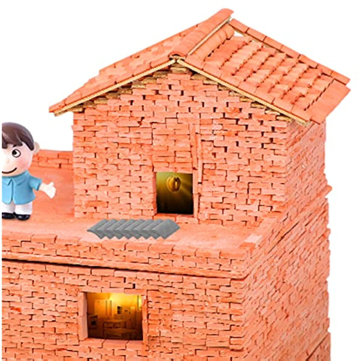 60 Piezas Tejas Rojas En Miniatura Construir Modelos Casas - Temu Chile