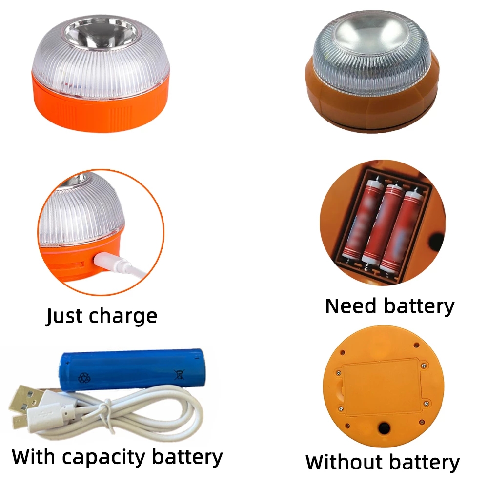 Luz de emergencia portátil para coche, baliza luminosa de emergencia  homologada V16, luz estroboscópica de inducción magnética  naranja/azul/rojo, nueva – Los mejores productos en la tienda online Joom  Geek