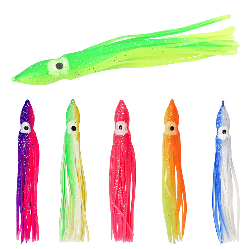 Bionic Soft Baits Luminous Octopus Lures Fishing Tackle - Temu