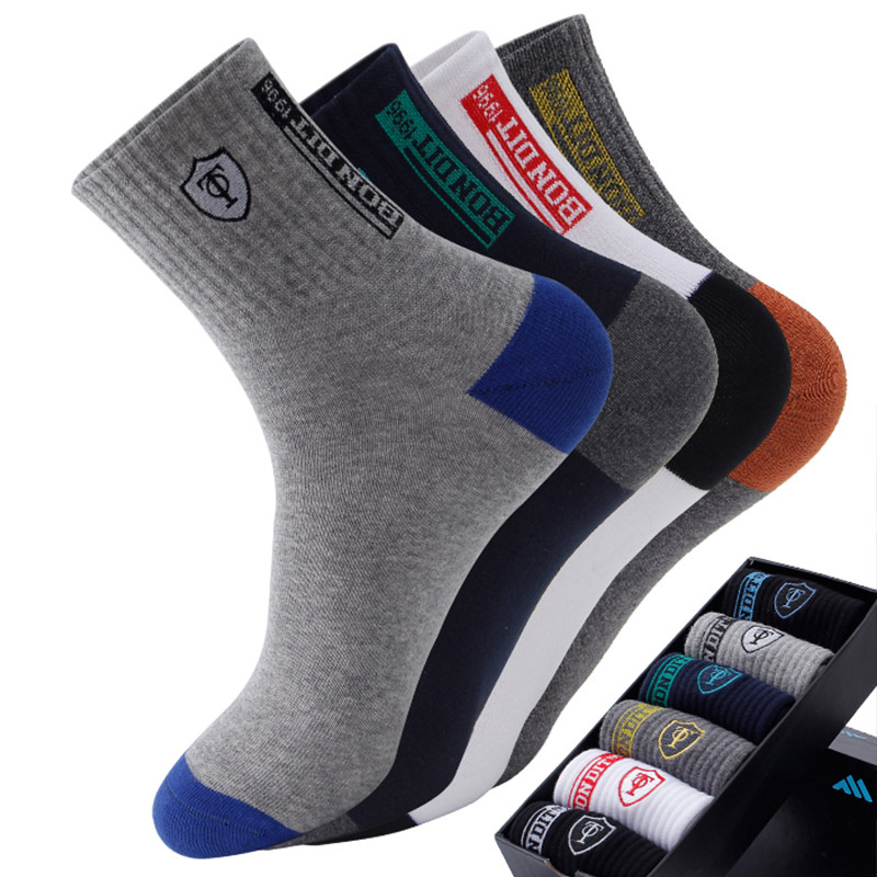 5 Pairs Men's Sports Socks - Breathable Moisture-Wicking, Reinforced Toe & Heel, All-Season Thin Comfort for Basketball Gym Casual Wear (EU 38-43), Basketball Socks | Flexible Socks | Durable Comfort Socks
