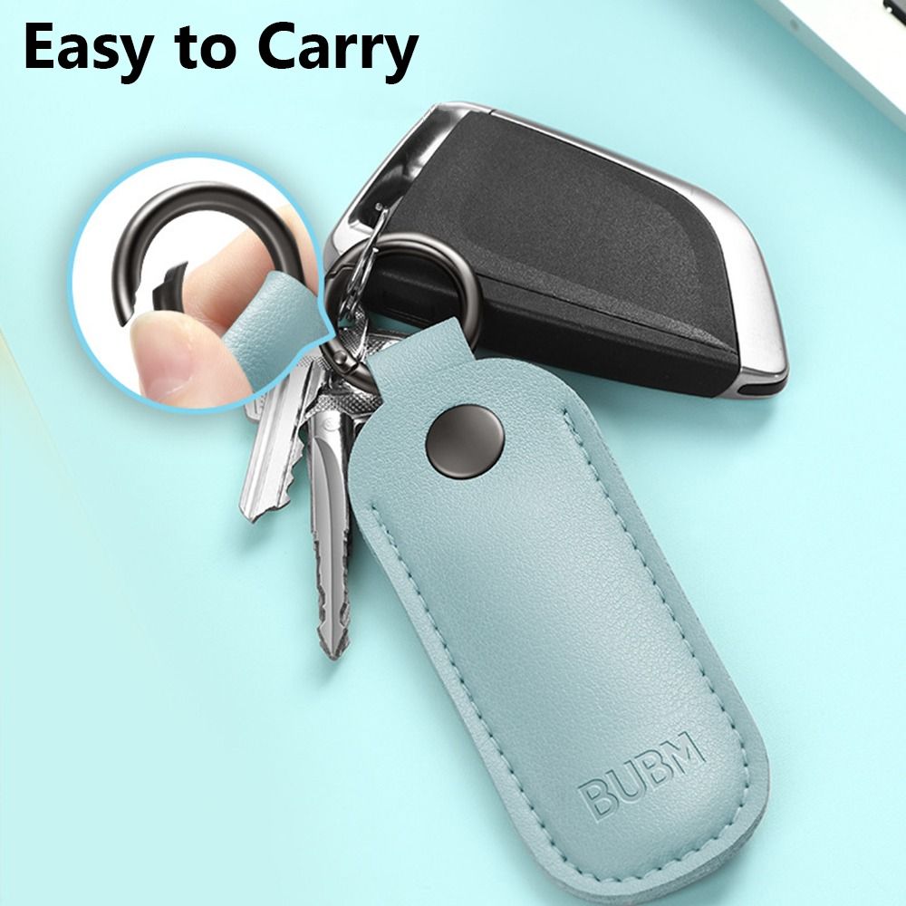 Leather Flash Drive Pouch Key Ring Holder USB Flash Drive Storage Bag  Pendrive Protective Cover Case Gift For Birthday/Easter/Boy/Girlfriend