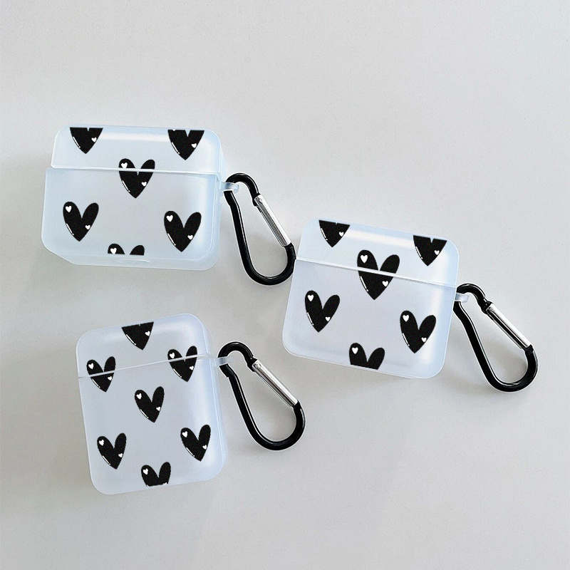 

The Heart Graphic Pattern Headphone Case For Apple Airpods1/2, Airpods3, Airpods Pro Airpods Pro (2nd Generation)
