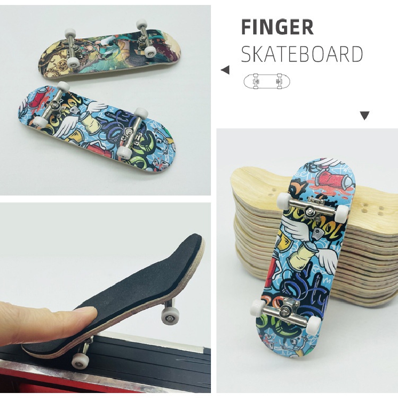 Finger Skateboard Professional Bearing Wheel Maple Fingertip - Temu