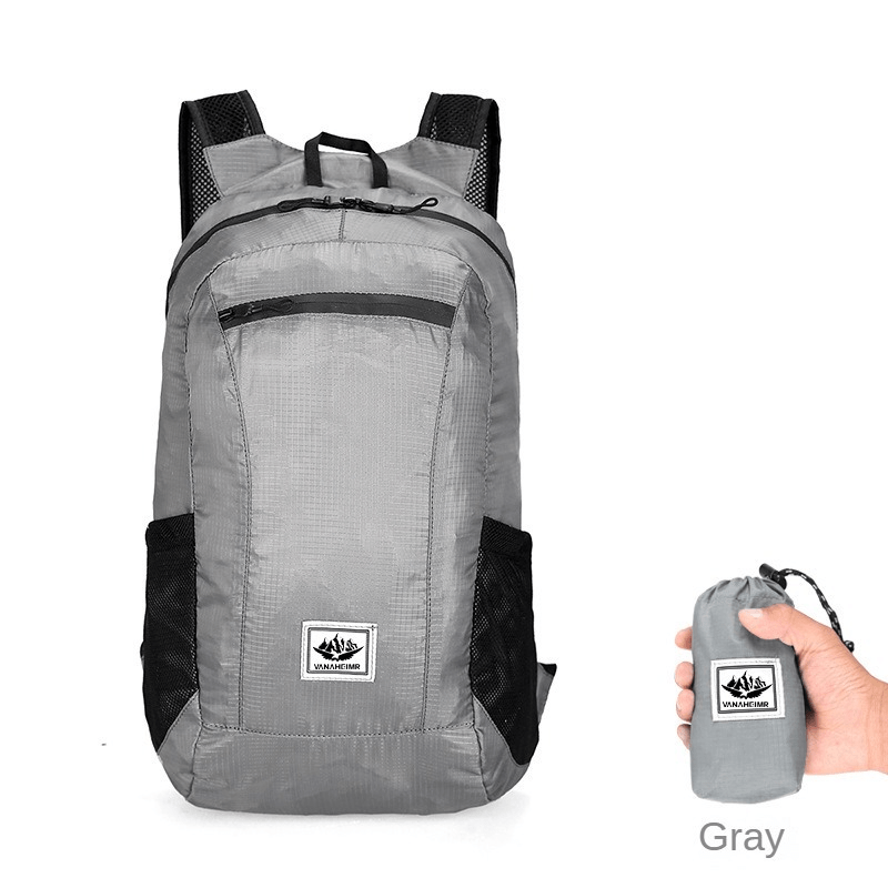 Solid Gray Vinyl-Backed Nylon Fabric | Cordura | Outdoor Water Repellent |  Tarp / Cover / Backpack | 60 Wide | By the Yard