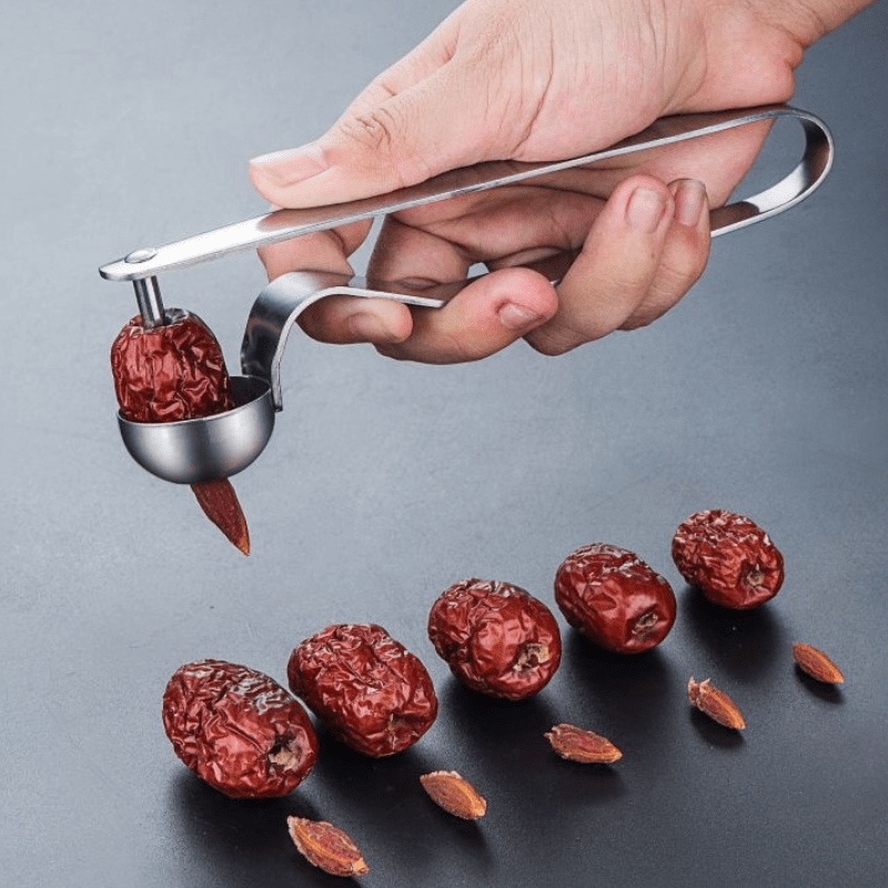 

Multifunctional Stainless Steel Jujube Pitting Device Cherry Hand-pressing Core Remover Household Enucleator Kitchen Baking Tool
