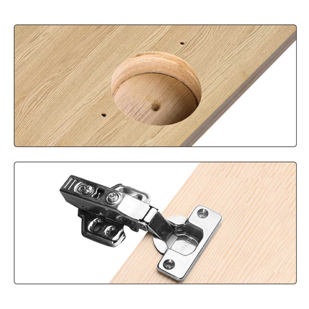 Concealed Hinge Jig Kit Woodworking Tool Drill Bit Hinge Drilling