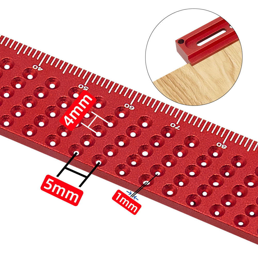 Woodworking Cross Calibration Ruler Precision T type Ruler - Temu