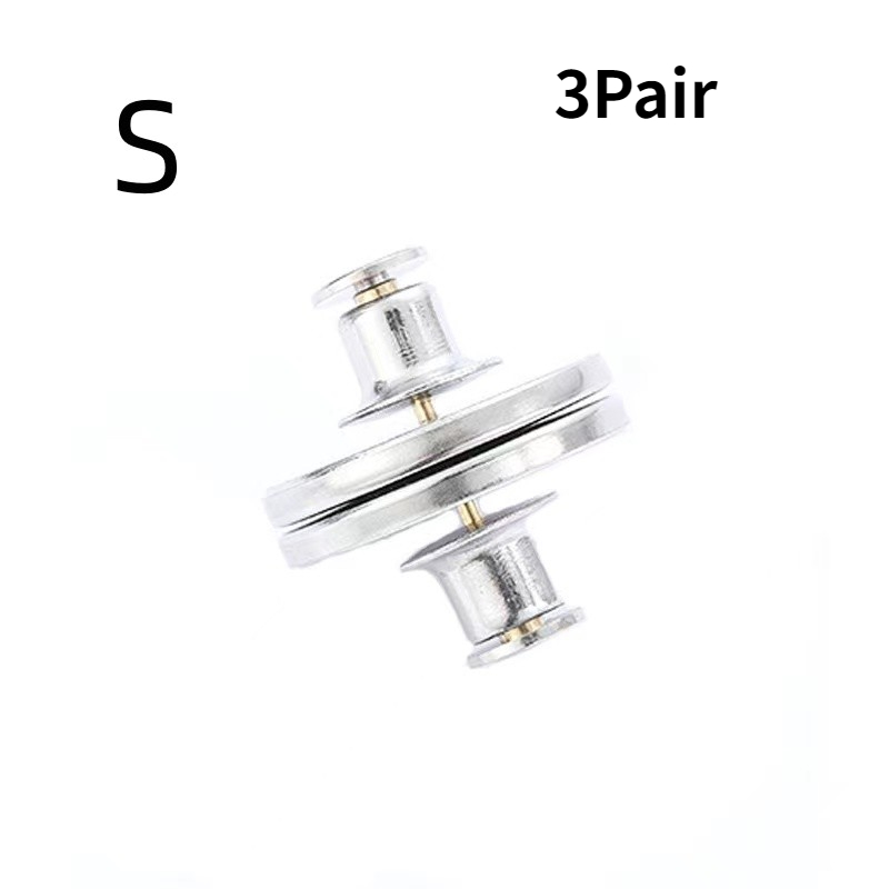 8/1Pairs Magnetic Curtain Buttons Clips Detachable Window Screen Close  Magnet Buckle Nail Free Curtain Clip Home Room Accessorie