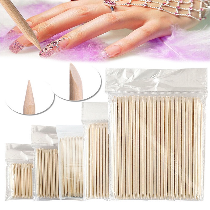 Disposable Wood Stick Wood Sticks Nail Art Cuticle - Temu