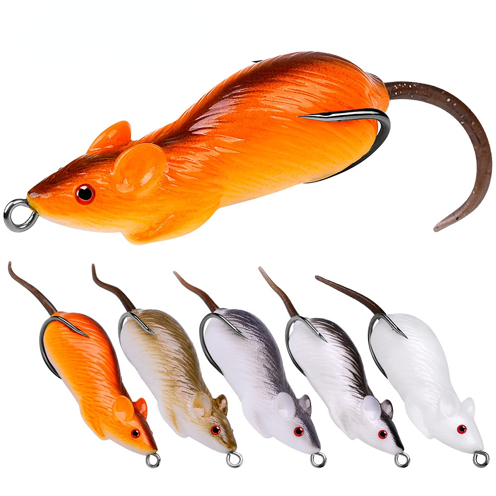 Floating Bionic Soft Mouse Lure Catch Fish Fishing Tackle - Temu