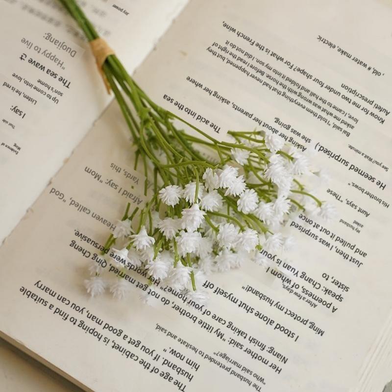 3pcs Artificial Gypsophila Faux Flower Bouquet Babys Breath - Temu